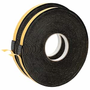 vidaXL Iselihkuv vahtlint 2 tk Must 15mm x 10m CR Vaht