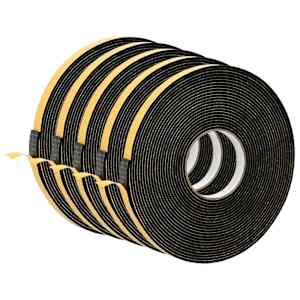 vidaXL Iselihkuv vahtlint 5 tk Must 15mm x 10m CR Vaht