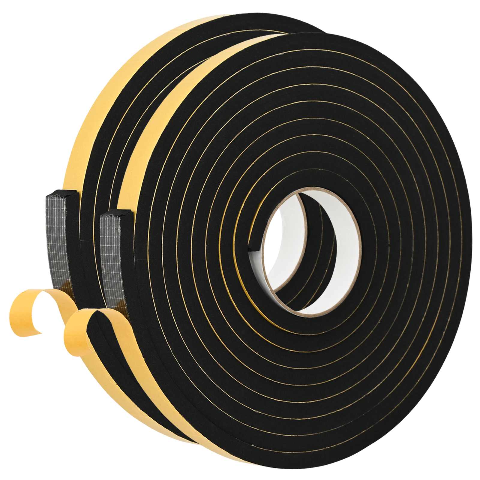 vidaXL Samolepicí pěnová páska 2 ks Černá 15mm x 5m Pěna CR