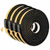 vidaXL Iselihkuv vahtlint 4 tk Must 15mm x 5m CR Vaht