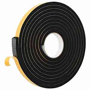 vidaXL Iselihkuv vahtlint 10 tk Must 15mm x 5m CR Vaht