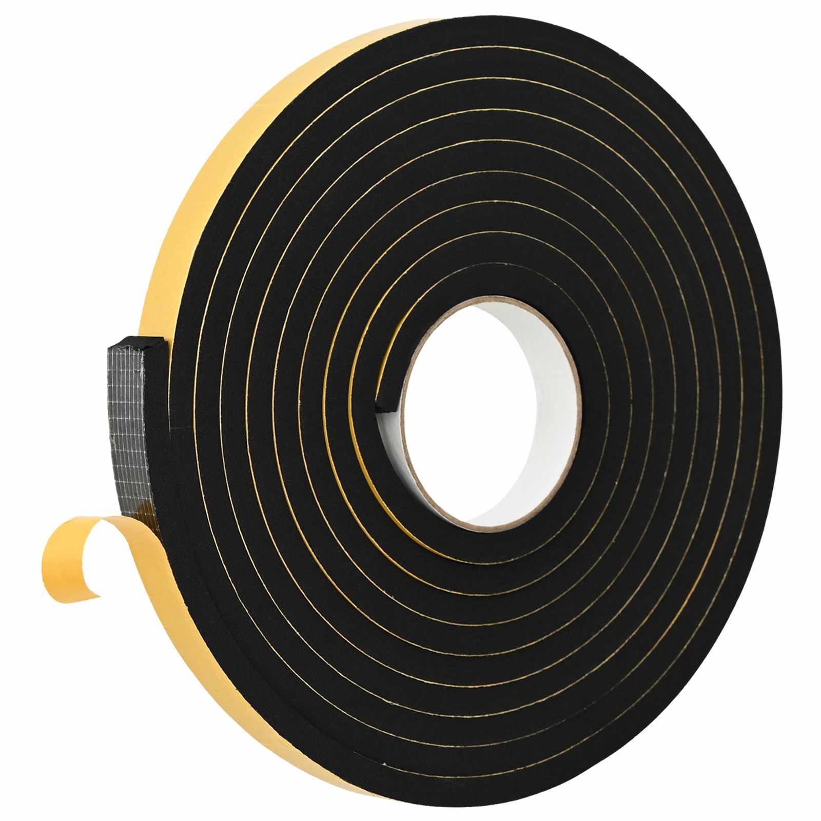 vidaXL Samolepicí pěnová páska 10 ks Černá 20mm x 5m Pěna CR
