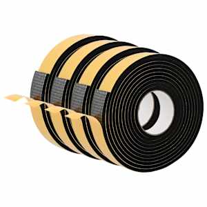 vidaXL Iselihkuv vahtlint 4 tk Must 30mm x 5m CR Vaht
