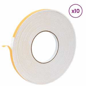 Samolepicí pěnová páska 10 pcs Bílá 10mm x 10m Pěna CR - obrázek 3