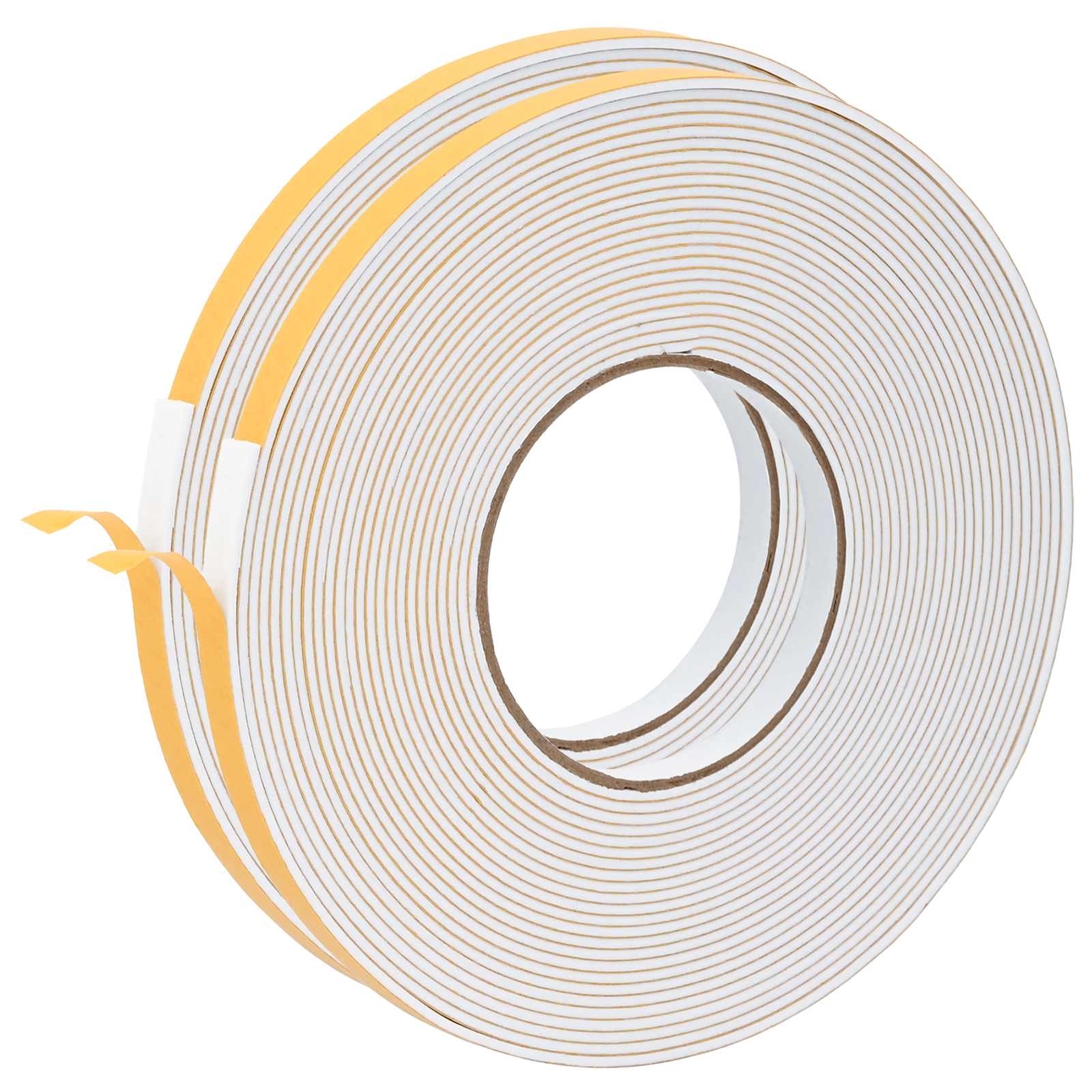 vidaXL Samolepicí pěnová páska 2 ks Bílá 10mm x 10m Pěna CR