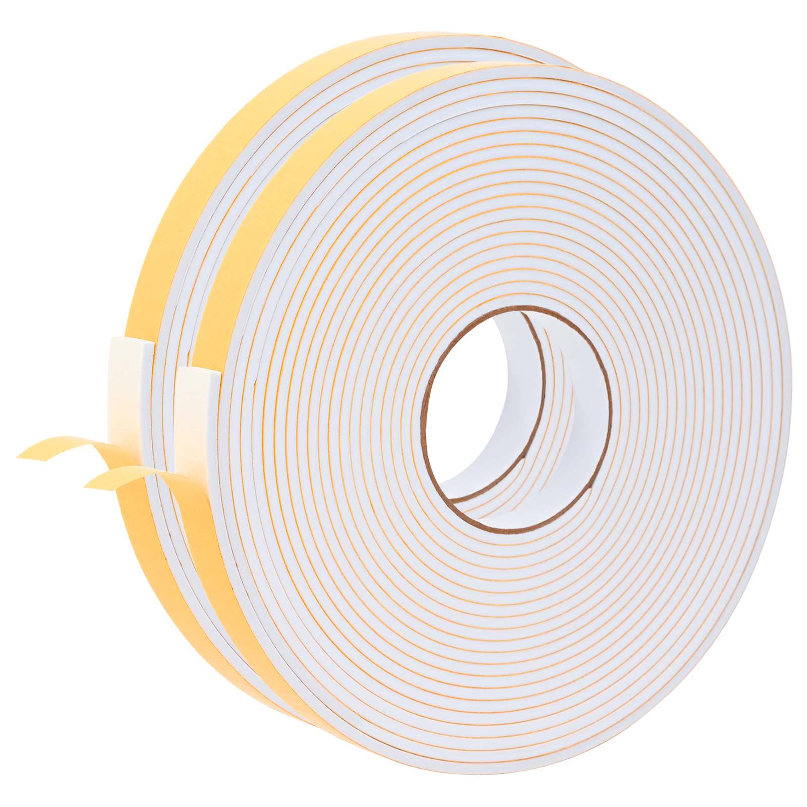 Samolepilni pena trak 2 pcs Bela 20mm x 10m CR pena - slika 2