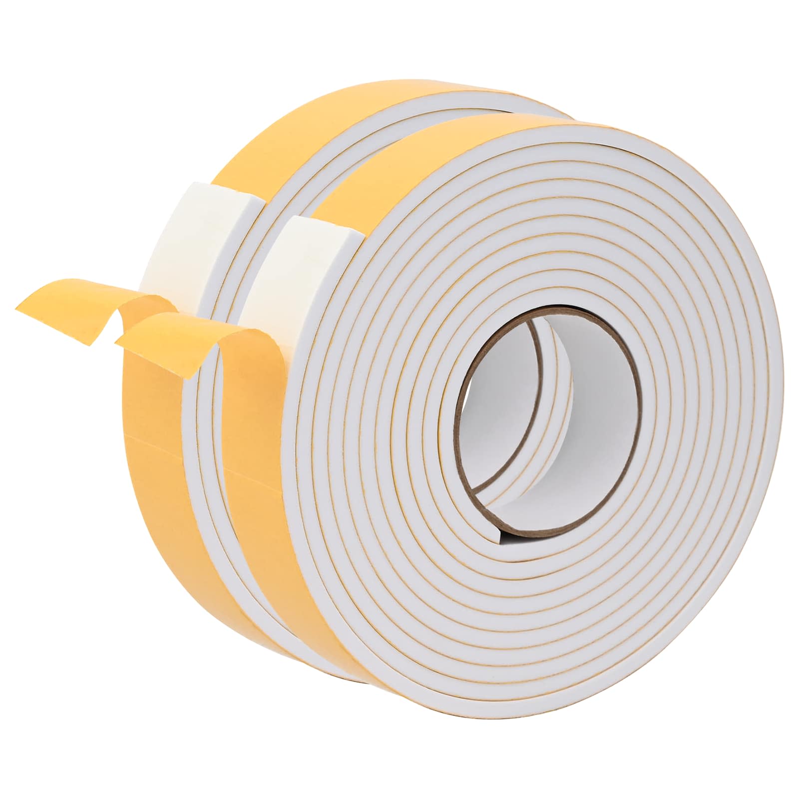 vidaXL Samolepicí pěnová páska 2 ks Bílá 40mm x 5m Pěna CR