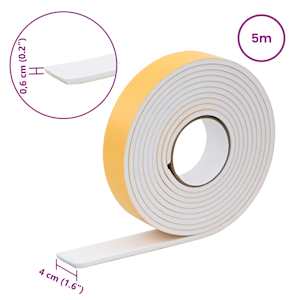 Samolepicí pěnová páska 10 pcs Bílá 40mm x 5m Pěna CR - obrázek 10