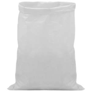 vidaXL Kootud kotid 100 tk Valge 50 x 80 cm PP