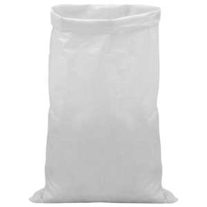 vidaXL Kootud kotid 100 tk Valge 65 x 115 cm PP