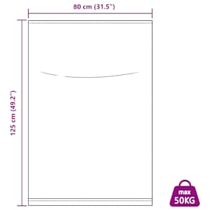 Tkané pytle 100 pcs Bílá 80 x 125 cm PP - obrázek 9