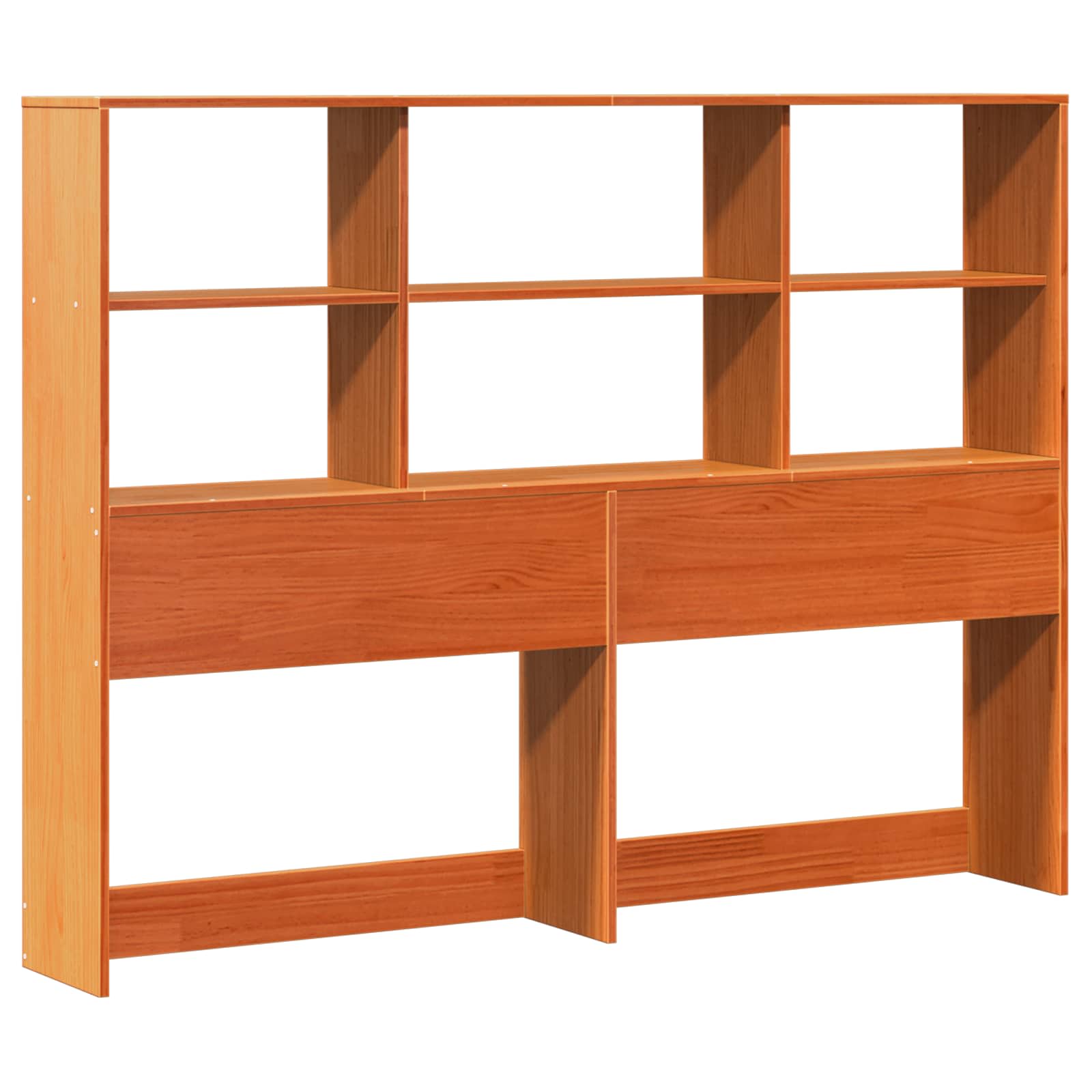 Boekenkast Bedframe Wasbruin 150 x 200 cm Massief Vurenhout image 3