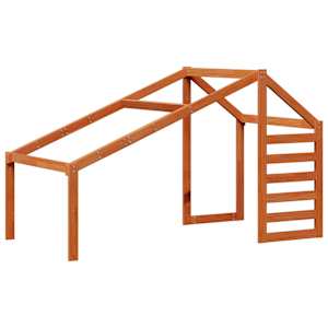 Rám postele loft Voskově Hnědá 90 x 190 cm Masivní borovice - obrázek 4