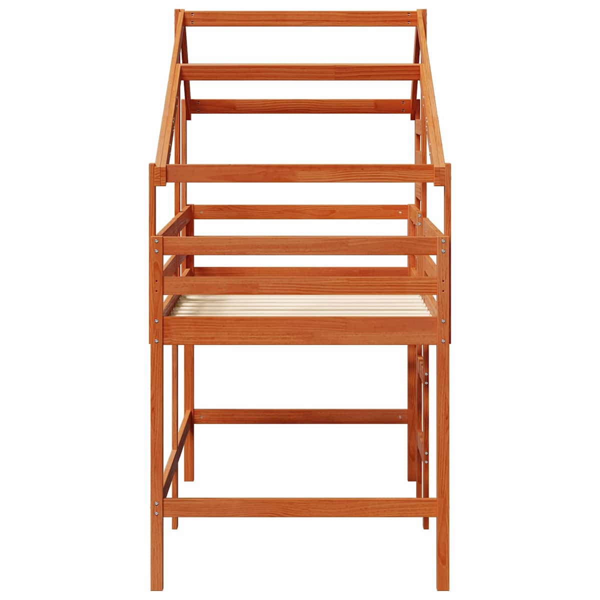 Hemsengramme VoksBrun 90 x 190 cm Massivt fyrretræ - Billede 7