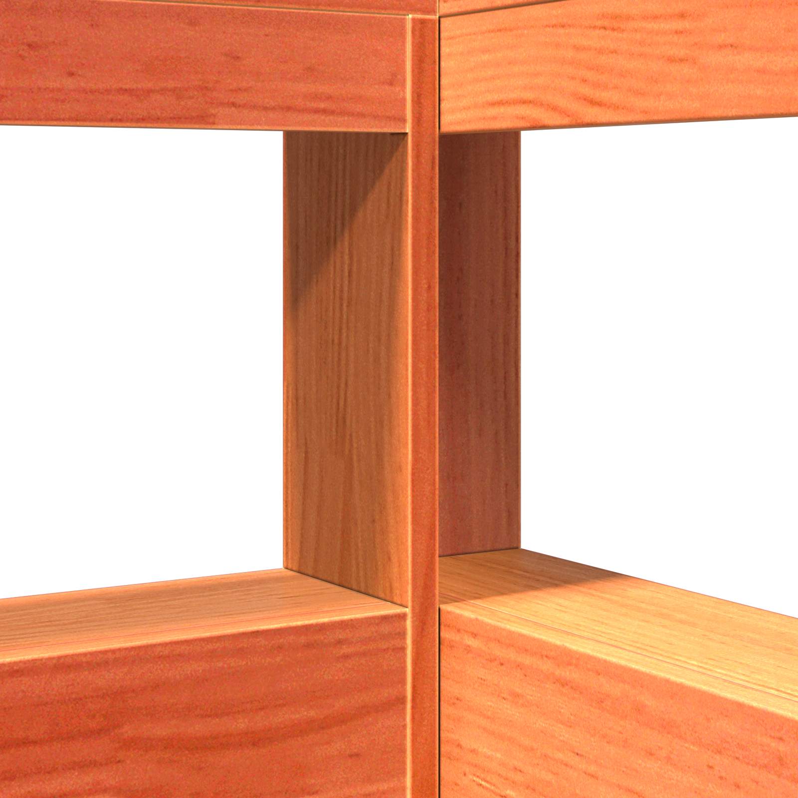 Boekenkast Bed 2 pcs Wasbruin 200 x 150 cm Massief Vurenhout image 10