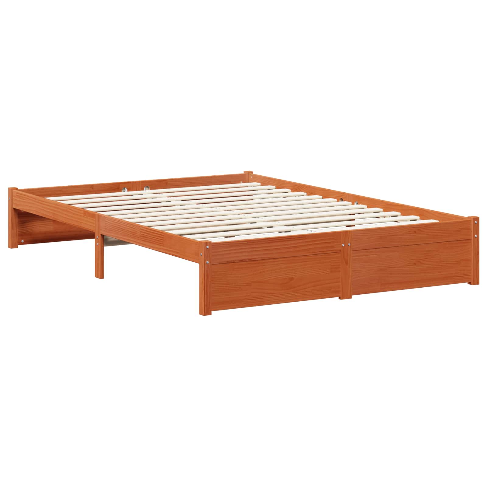 Bedframe met lade met opslag 3 pcs Wasbruin Massief Vurenhout image 2