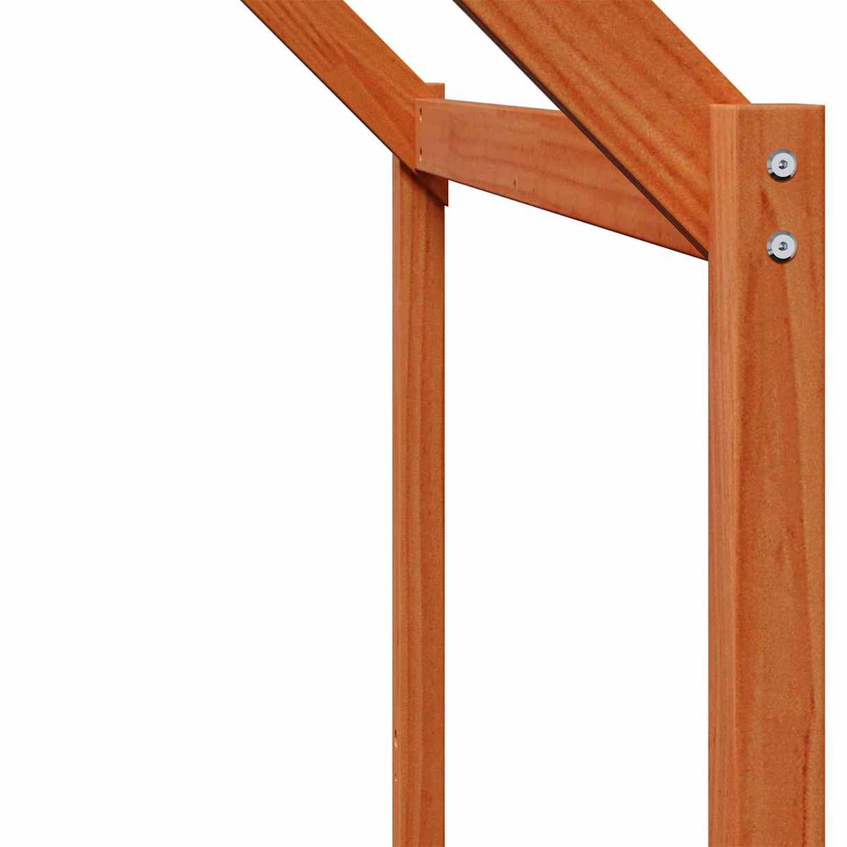 Hemsengramme Voksbrun 90 x 190 cm Massivt fyrretræ - Billede 9