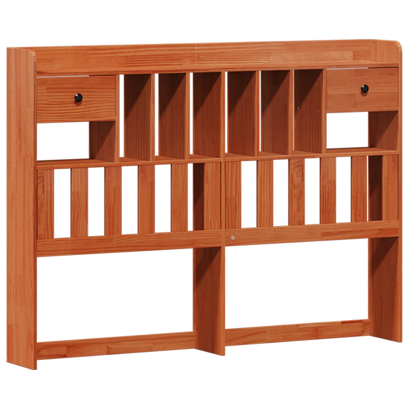 Boekenkast Bedframe Wasbruin 200 x 150 cm Massief Vurenhout image 3
