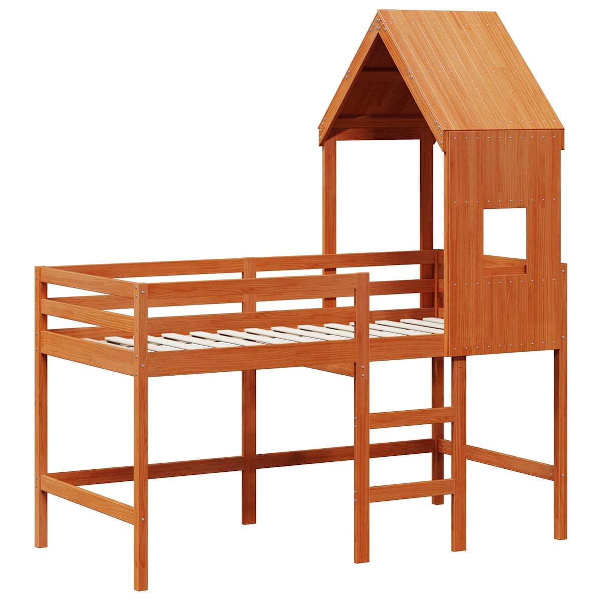 Hemsengramme VoksBrun 90 x 190 cm Massivt fyrretræ - Billede 5