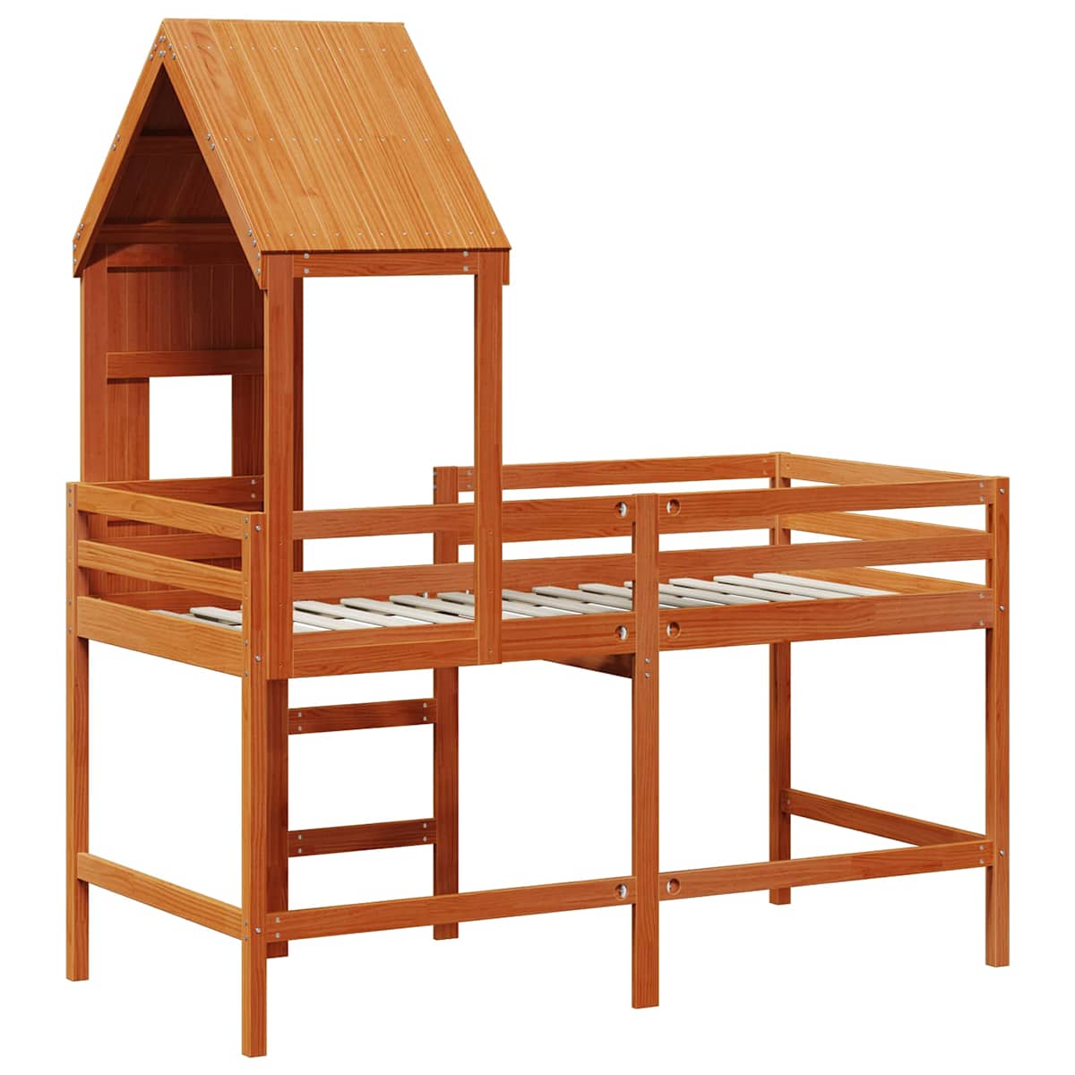 Hemsengramme VoksBrun 90 x 190 cm Massivt fyrretræ - Billede 8