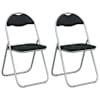 vidaXL Kokkupandav tool 2 pcs Must ja Hall 48 x 43,5 x 81 cm Kunstnahk