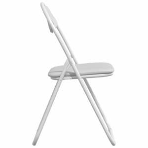 Skládací židle 2 pcs Bílý 48 x 43,5 x 81 cm Umělá kůže - obrázek 6