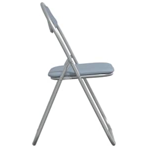 Skládací židle 2 pcs Šedý 48 x 43,5 x 81 cm Umělá kůže - obrázek 6