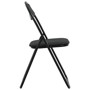 Skládací židle 2 pcs Černý 48 x 43,5 x 81 cm Umělá kůže - obrázek 6