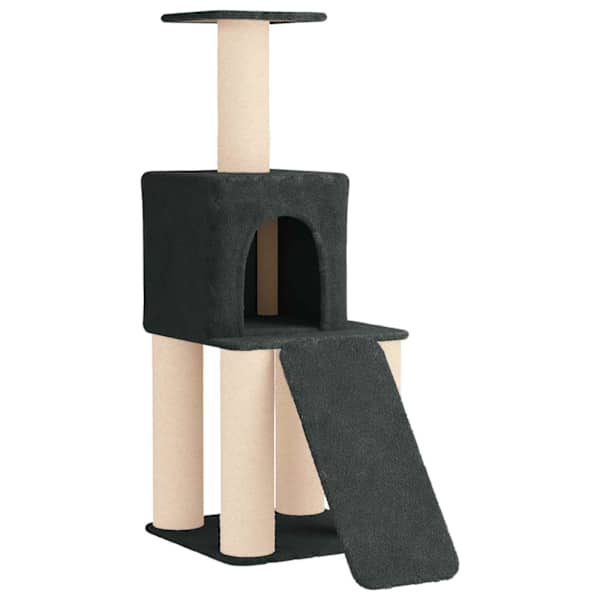 vidaXL Kassipuu kraapimispostidega Tumehall 146 cm