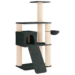 vidaXL Kassipuu kraapimispostidega Tumehall 173 cm