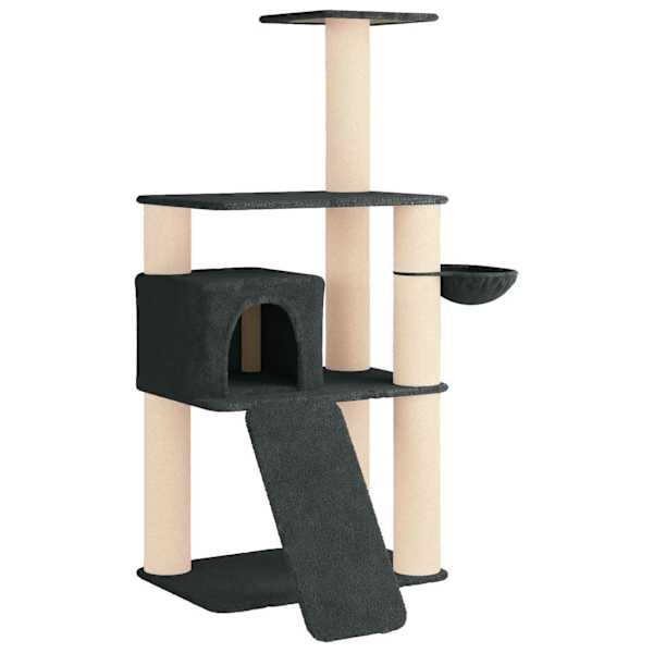 vidaXL Kassipuu kraapimispostidega Tumehall 173 cm