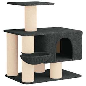 vidaXL Kassipuu kraapimispostidega Tumehall 96 cm