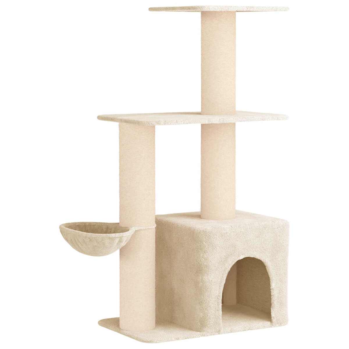 Kattetræ med sisal klatreposter 133 cm - Billede 2