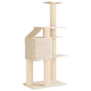 Kočičí strom se škrabacími sloupky sisal Krémová 183 cm - obrázek 6