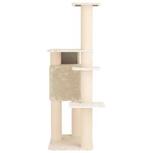 Kočičí strom se škrabacími sloupky sisal Krémová 183 cm - obrázek 5