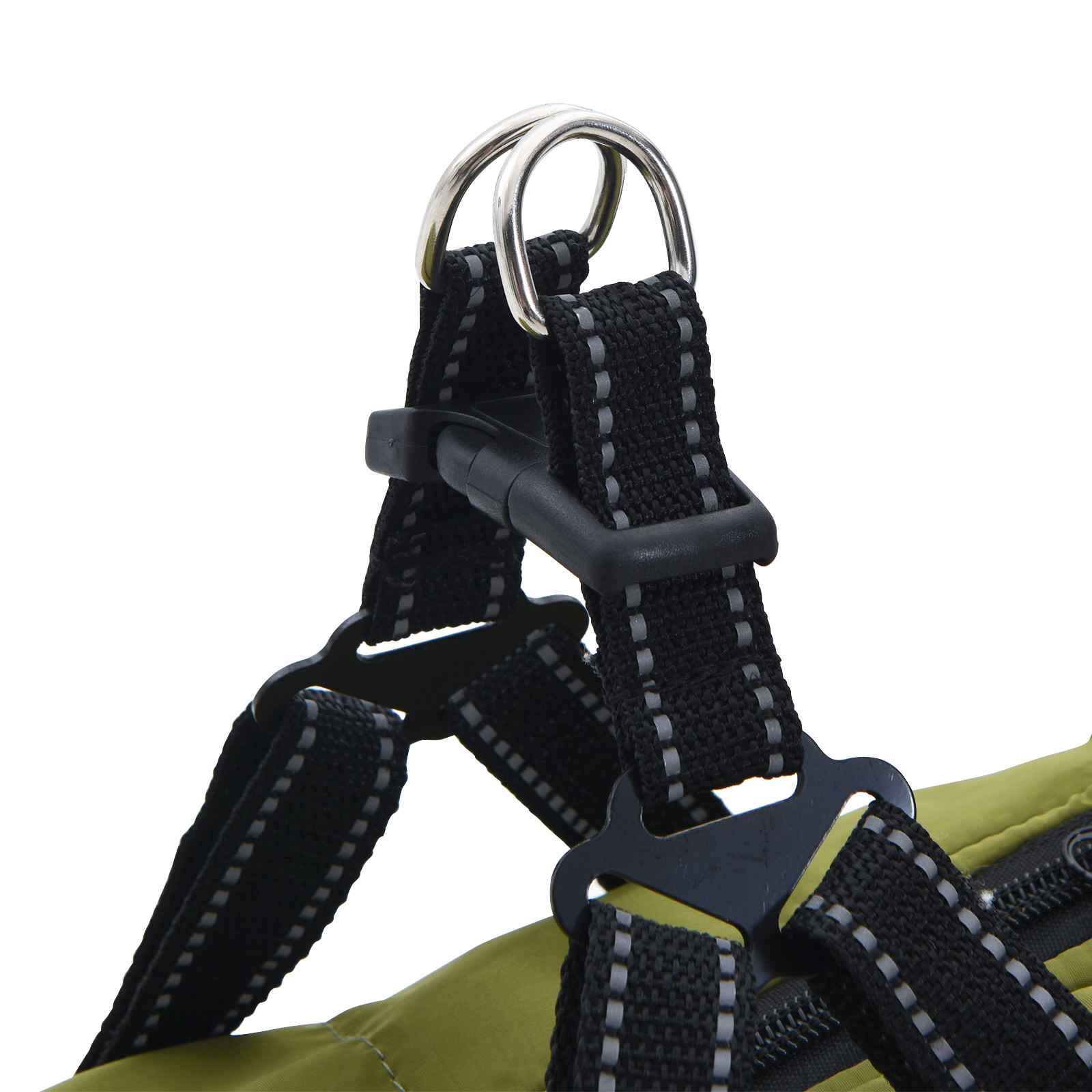 Кучешко палто с колан Военнозелено 4XL Флийс и полиестер - Image 8