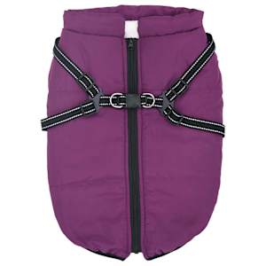 Psí kabát Fialová L48 Fleece a polyester - obrázek 2