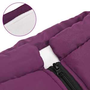Psí kabát Fialová L52 Fleece a polyester - obrázek 7