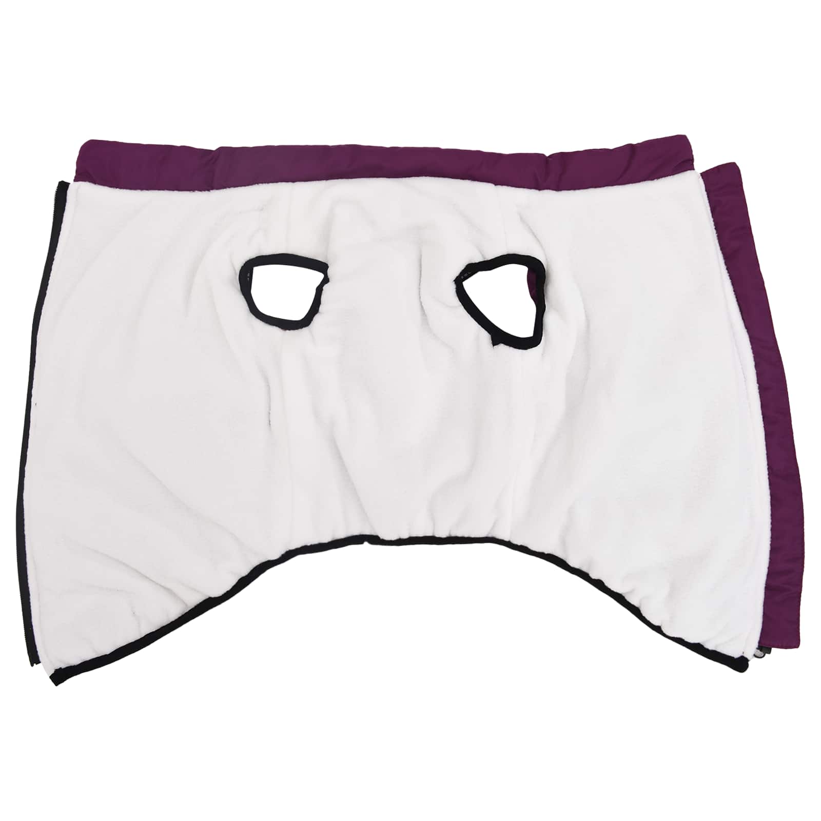 Кучешко палто с колан Лилаво 6XL Флийс и полиестер - Image 3