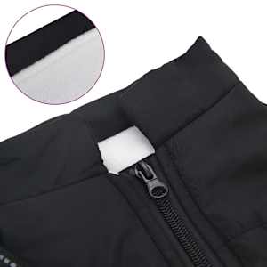 Psí kabát Černá L32 Fleece a polyester - obrázek 7