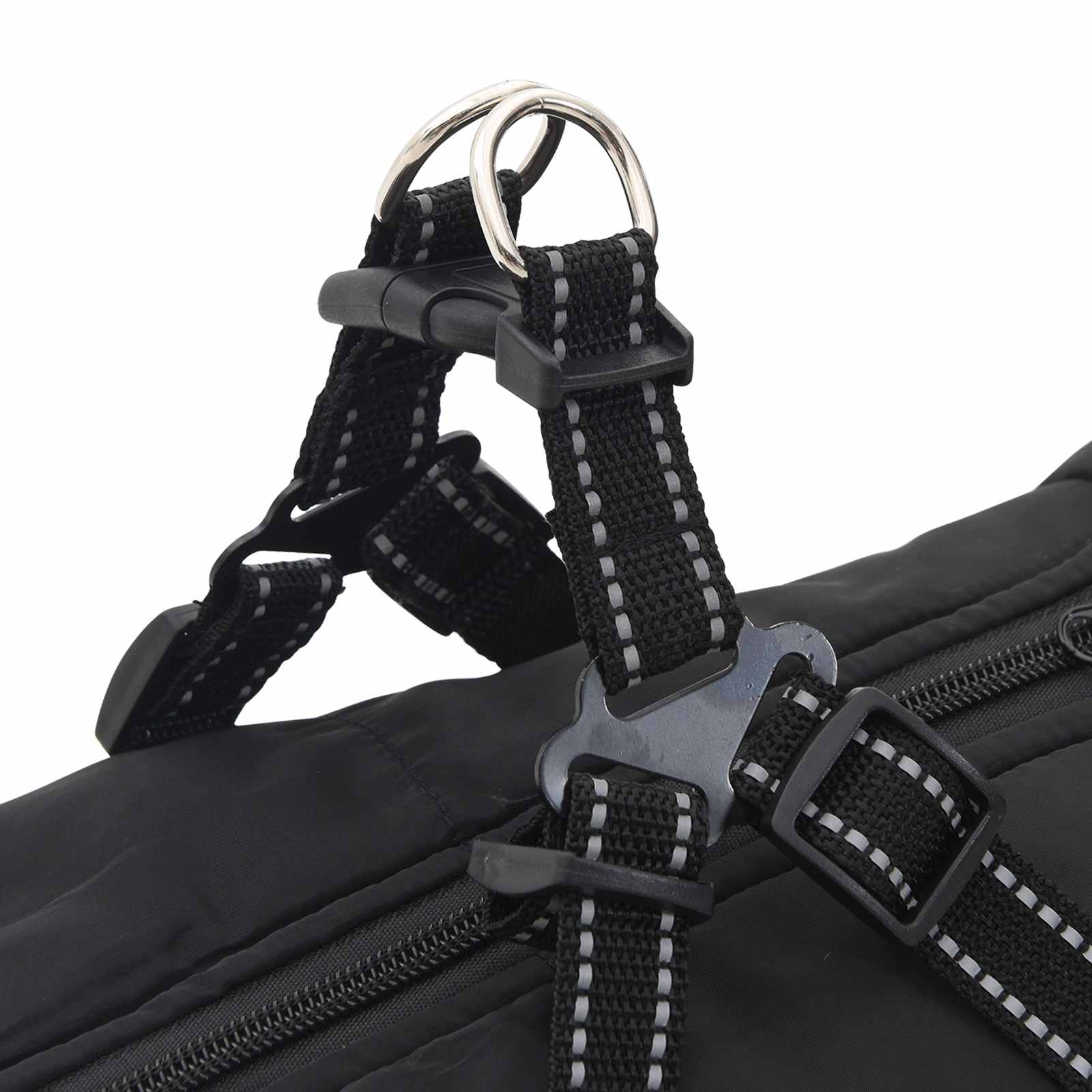 Pasja jakna z jermenom Črna 4XL Flis in poliester - slika 8