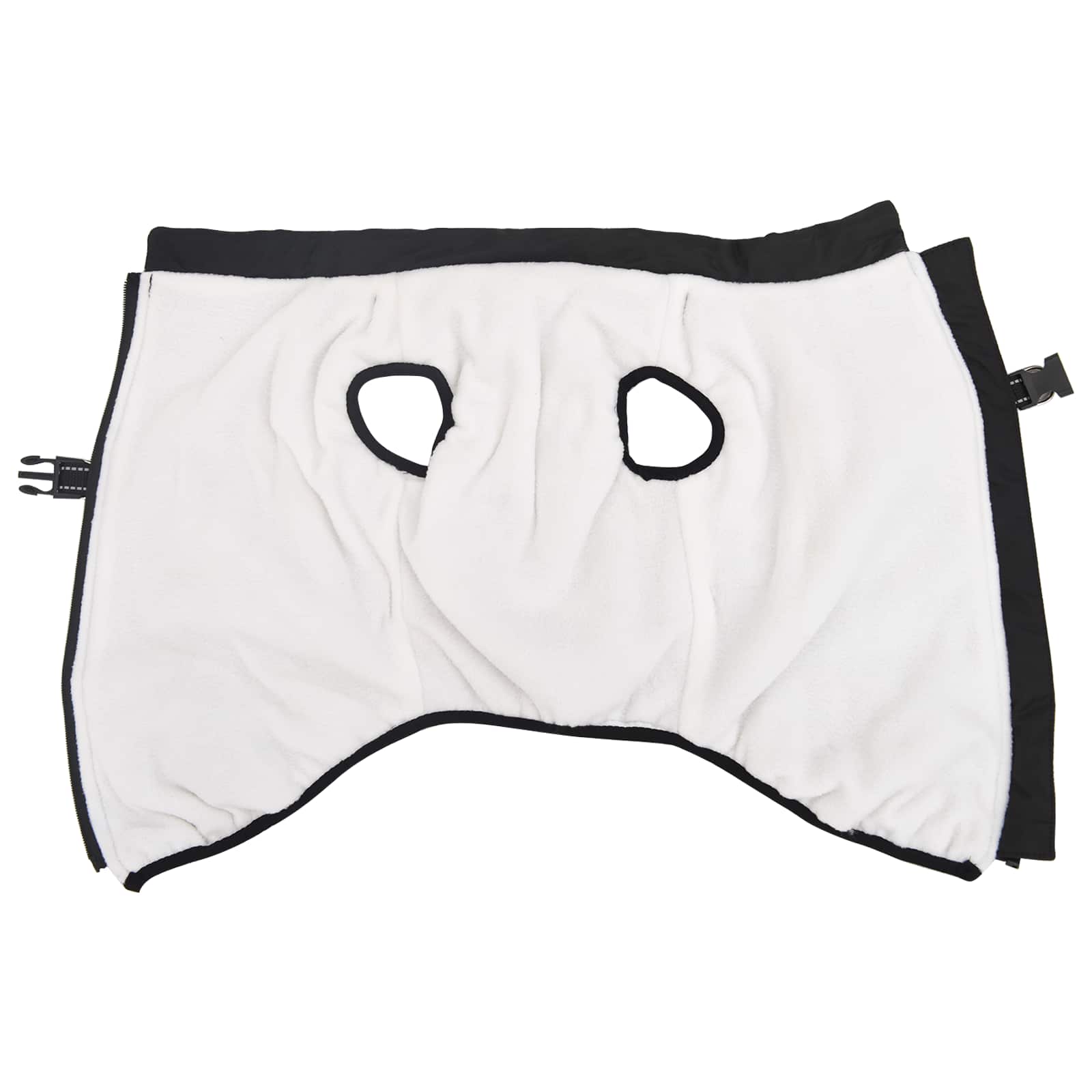 Pasja jakna z jermenom Črna 4XL Flis in poliester - slika 3