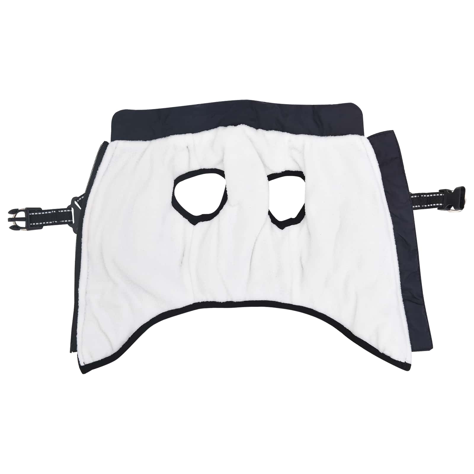 Pasja jakna z jermenom Temno modra M Flis in poliester - slika 3