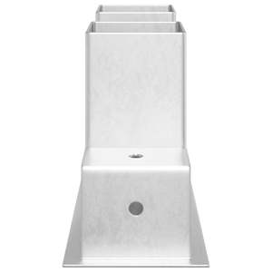 Pomůcka na stohování palivového dříví 12 pcs Stříbrná 34 x 10 x 15 cm - obrázek 6