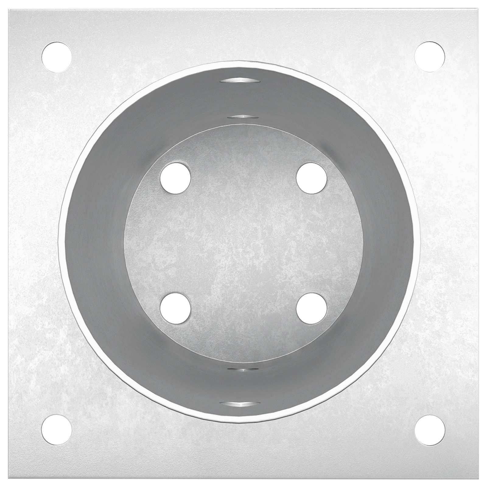 Ronde grondanker 4 pcs Zilverkleurig 15 x 15 x 15 cm Metaal image 6