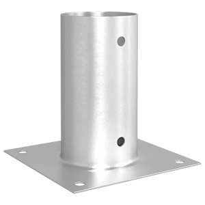 vidaXL &Uuml;mmargune maapinna ankru 12 tk H&otilde;bedane 15 x 15 x 15 cm Metall