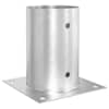 vidaXL &Uuml;mmargune maapinna ankru 12 tk H&otilde;bedane 15 x 15 x 15 cm Metall