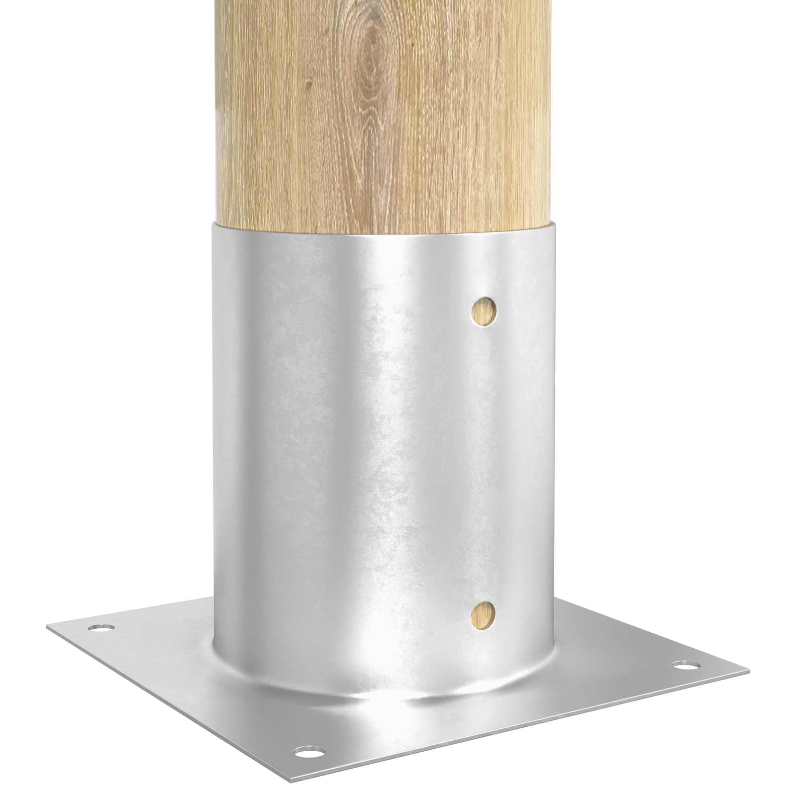 Ronde grondanker 4 pcs Zilverkleurig 18 x 18 x 15 cm Metaal image 3