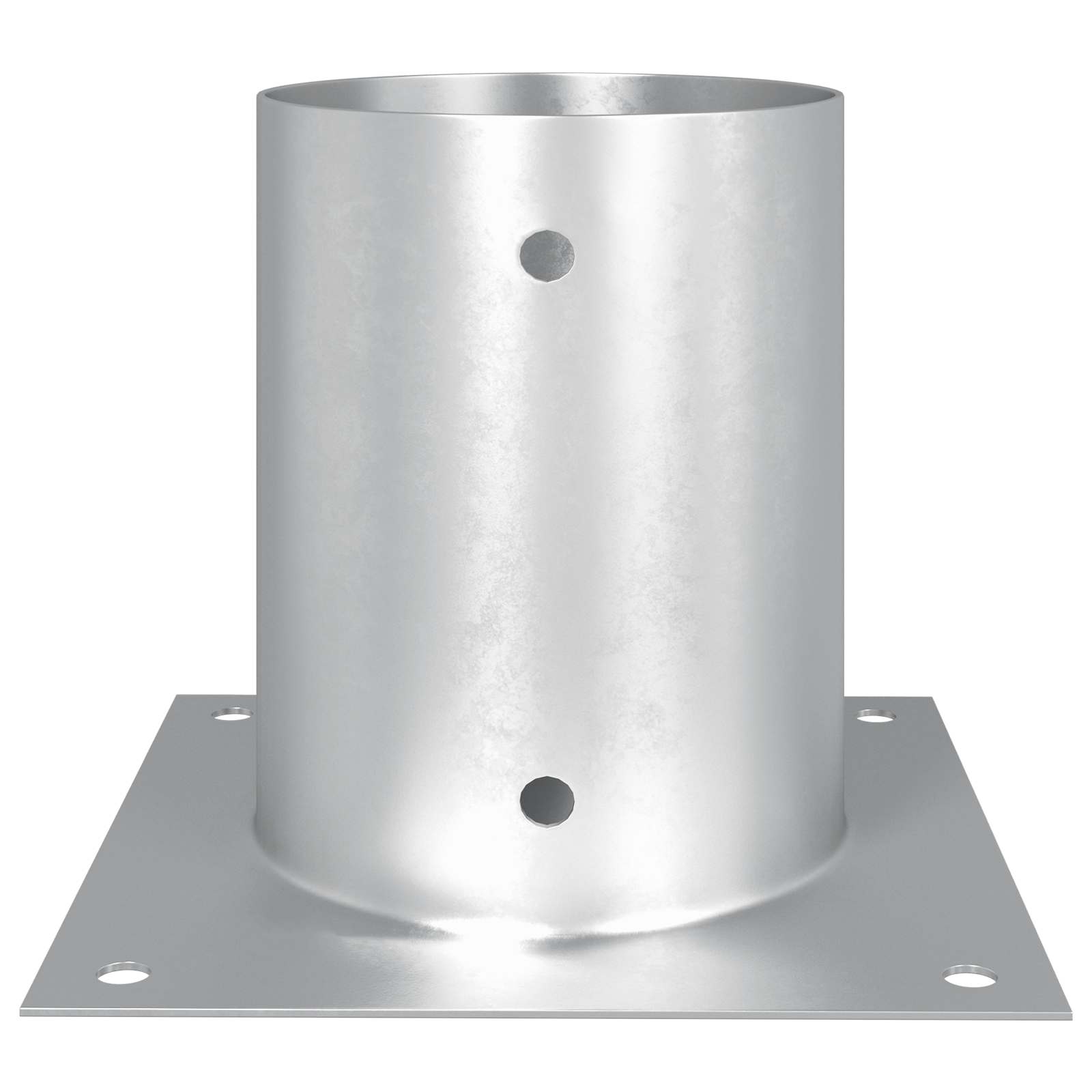 Ronde grondanker 12 pcs Zilverkleurig 18 x 18 x 15 cm Metaal image 5