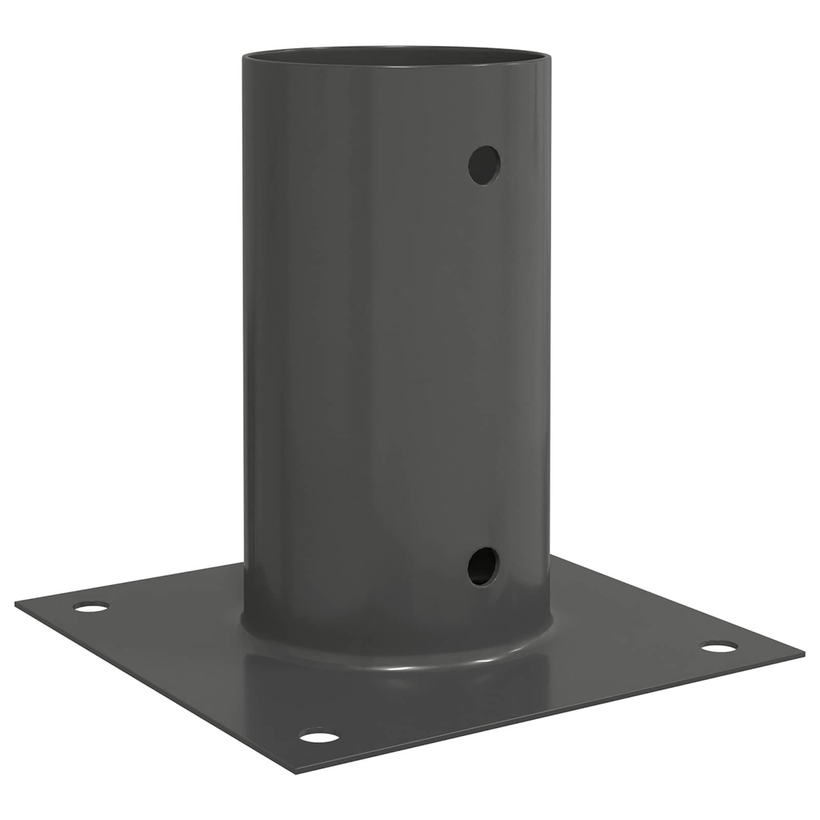 Ronde grondanker 12 pcs Antracietkleurig 15 x 15 x 15 cm Metaal image 2